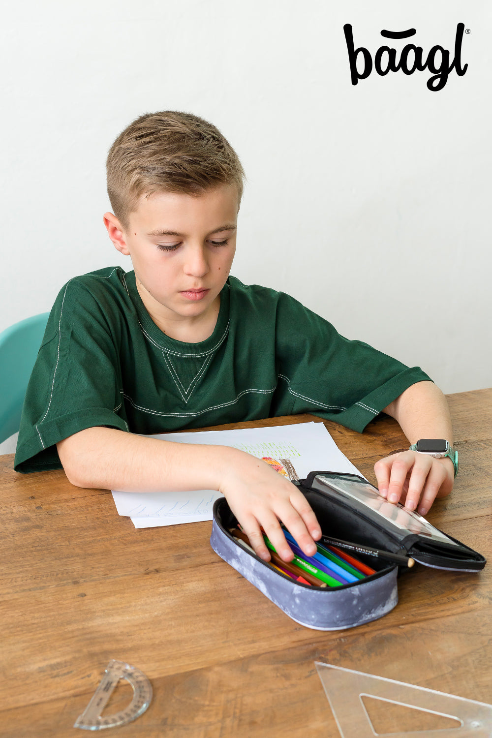 Federmäppchen Etui NASA Gray