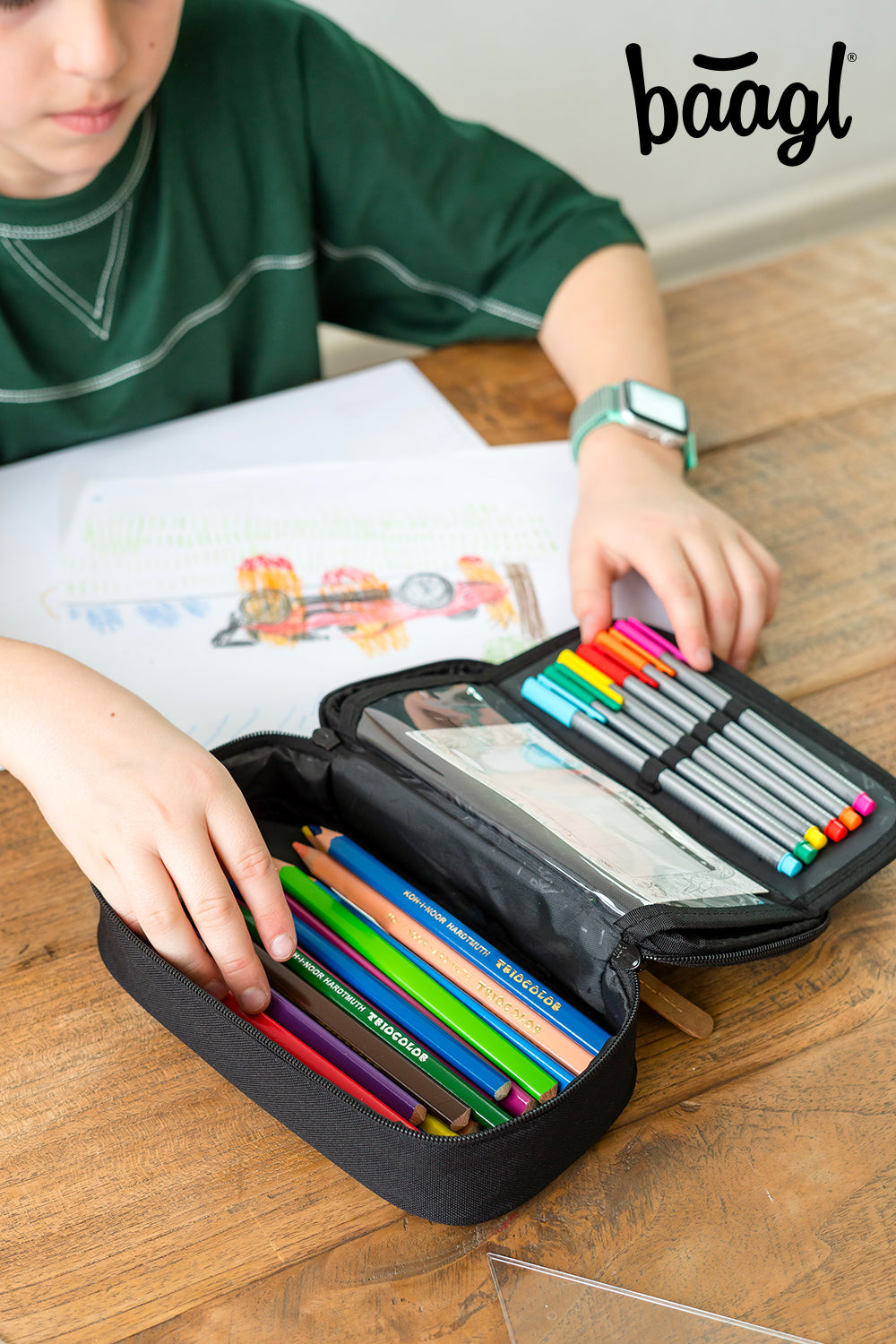 Federmäppchen Etui Darkness