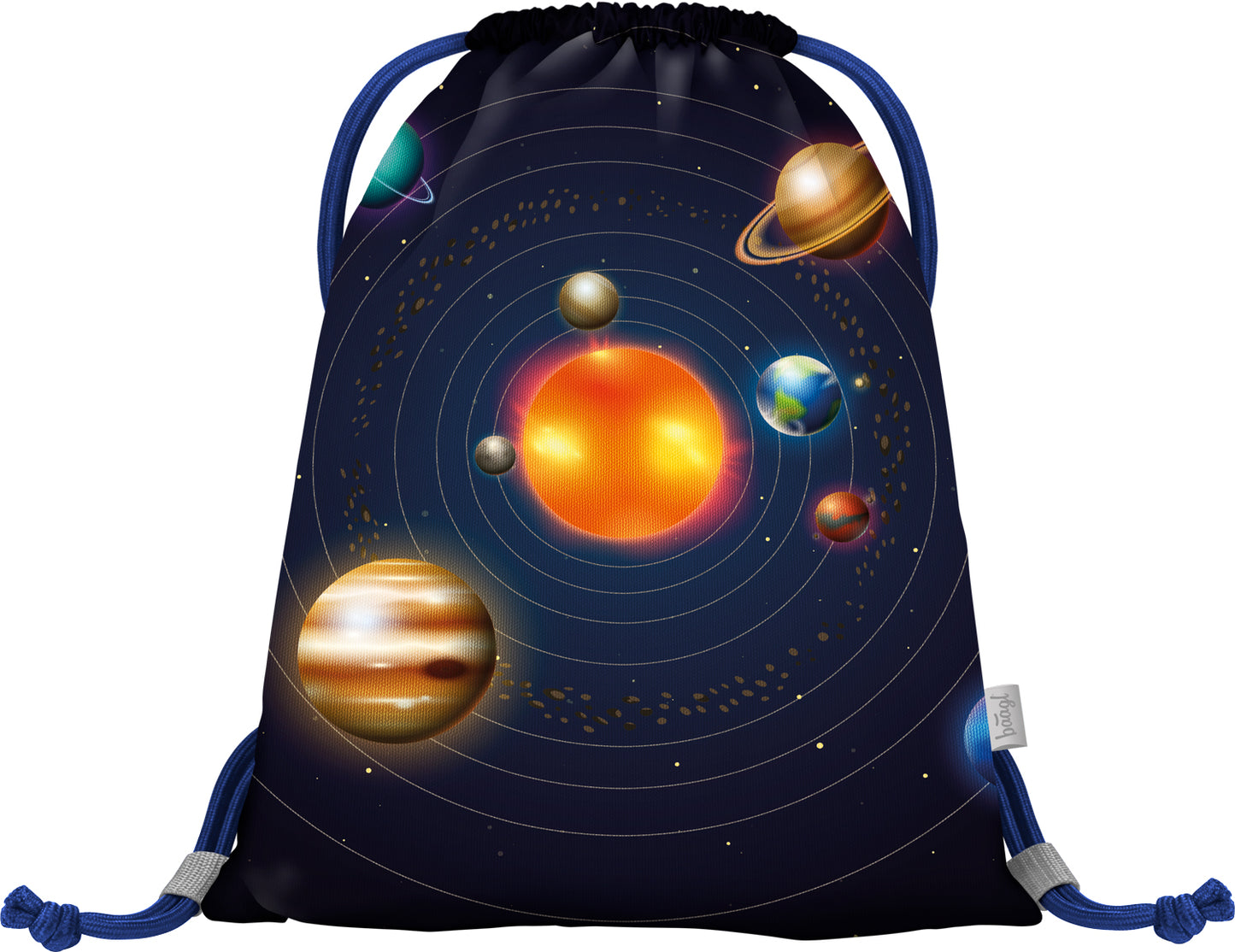 Zippy Planeten Schulranzen-Set 5tlg: Schulranzen, Federmäppchen, Turnbeutel, Geldbeutel, Heftmappe