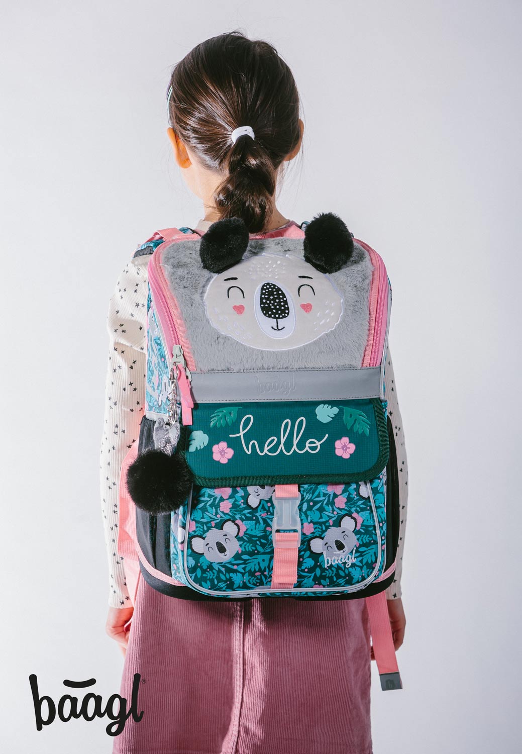 Zippy Baby Koala Schulranzen-Set 5tlg: Schulranzen, Federmäppchen, Turnbeutel, Geldbeutel, Heftmappe
