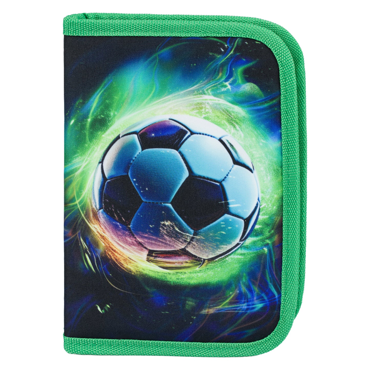 Federmäppchen 1-Fach Fußball Ball Grűn