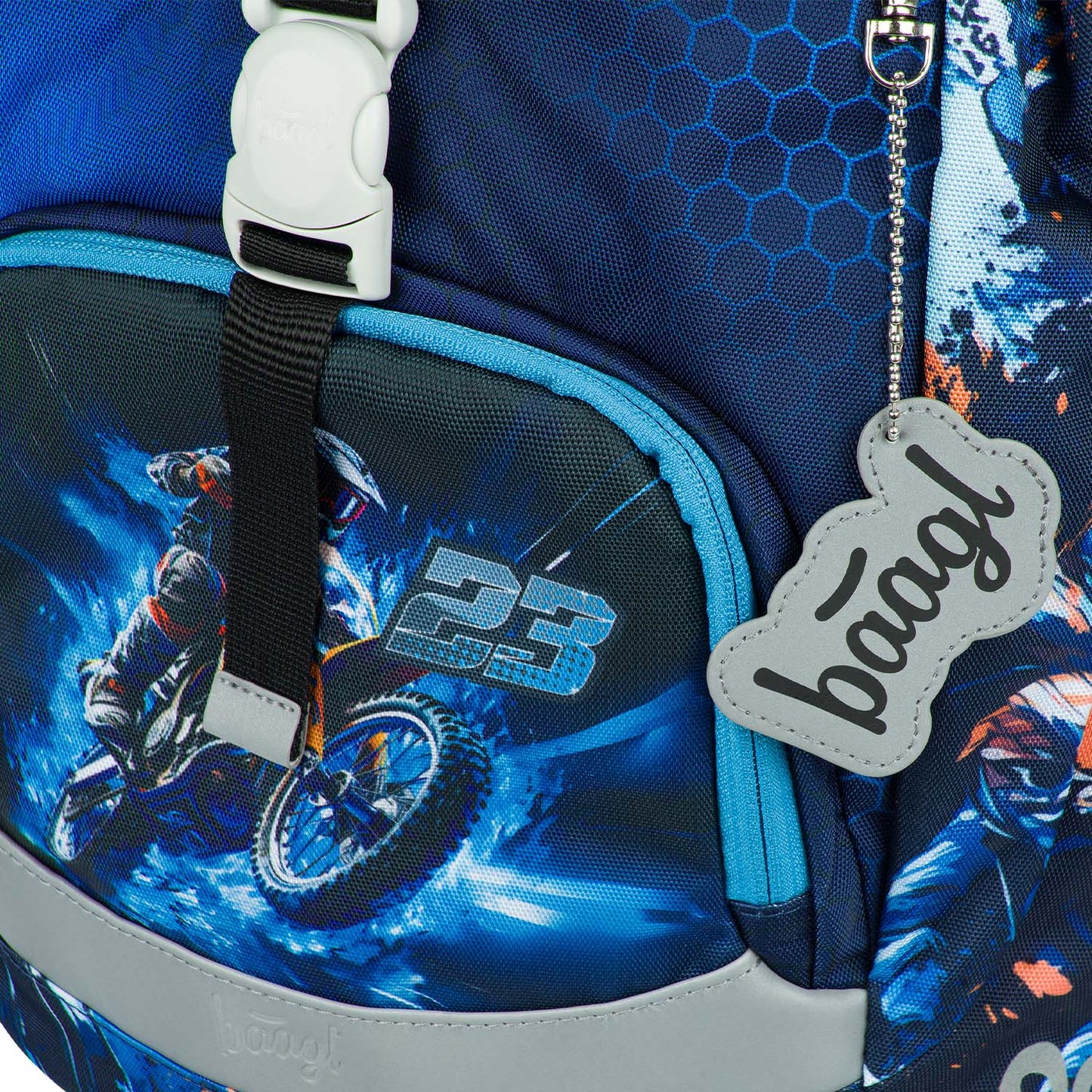 Airy Motorrad Rucksack-Set 3tlg: Rucksack, Federmäppchen, Turnbeutel
