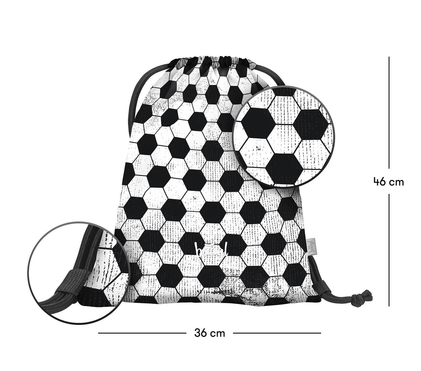 Cubic Goal Rucksack-Set 3tlg: Rucksack, Federmäppchen, Turnbeutel