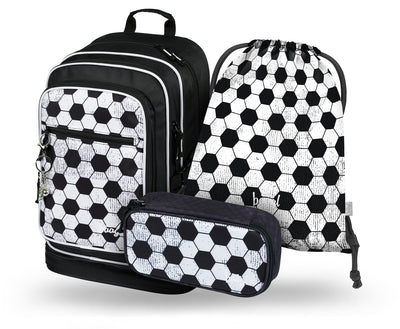 Cubic Goal Rucksack-Set 3tlg: Rucksack, Federmäppchen, Turnbeutel