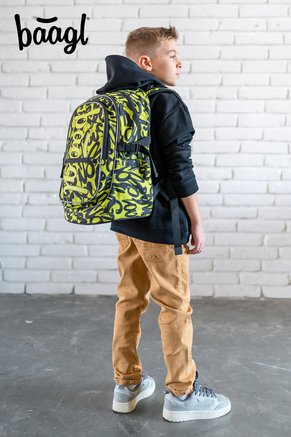 Core Lime Rucksack-Set 3tlg: Rucksack, Federmäppchen, Turnbeutel