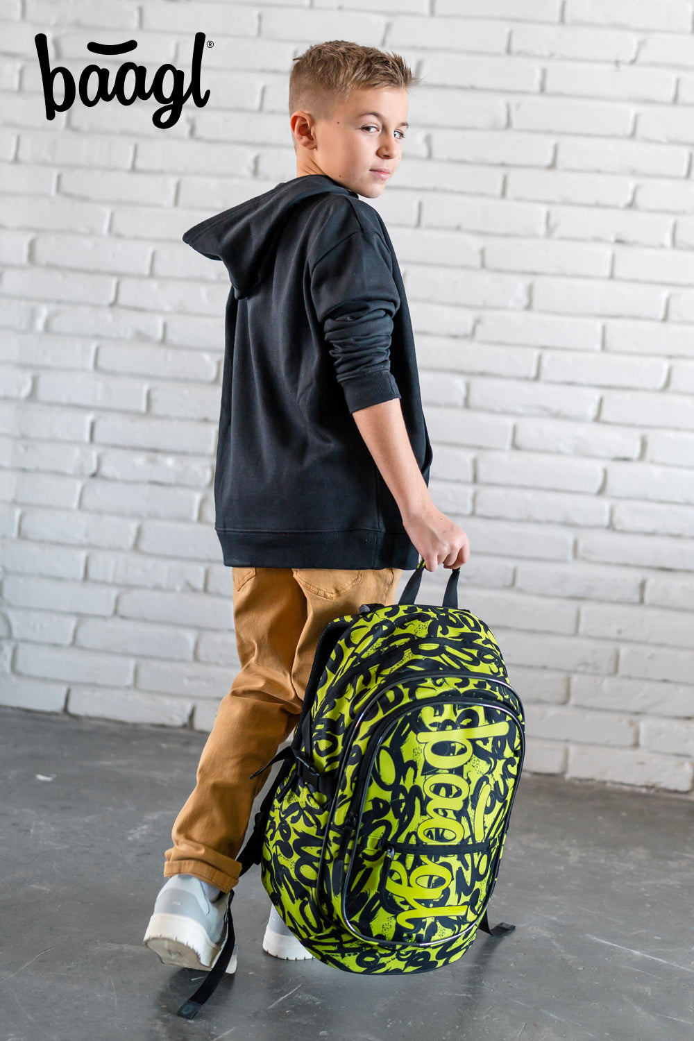 Core Lime Rucksack-Set 3tlg: Rucksack, Federmäppchen, Turnbeutel