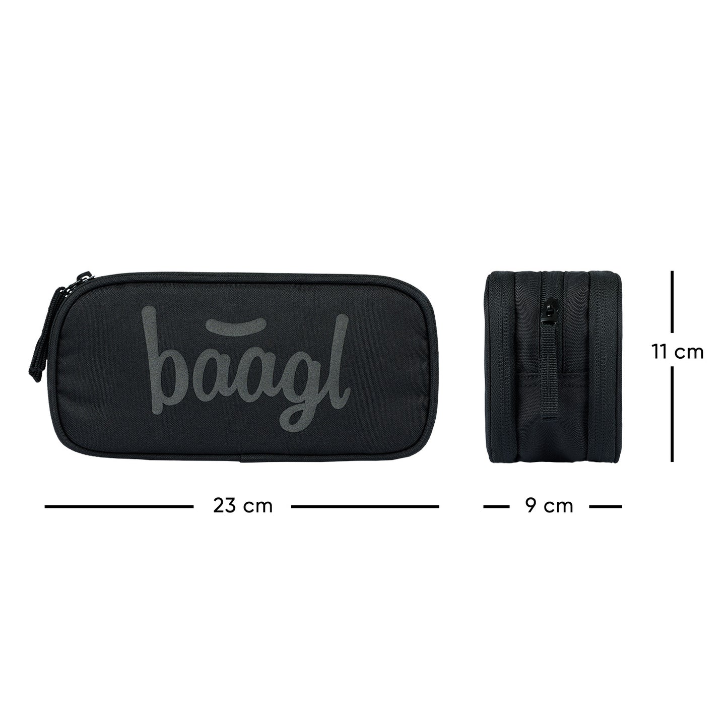Coolmate Black Rucksack-Set 3tlg: Rucksack, Federmäppchen, Turnbeutel