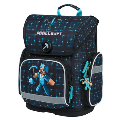 Schulranzen Ergo Minecraft Blue Axe