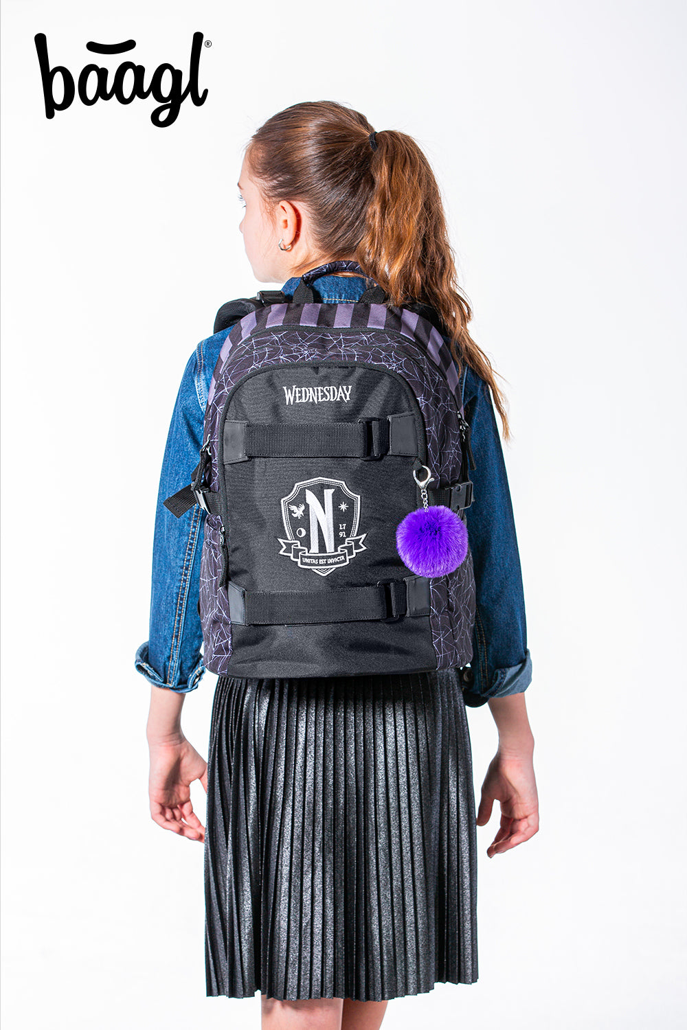 Schulrucksack Skate Wednesday Nevermore