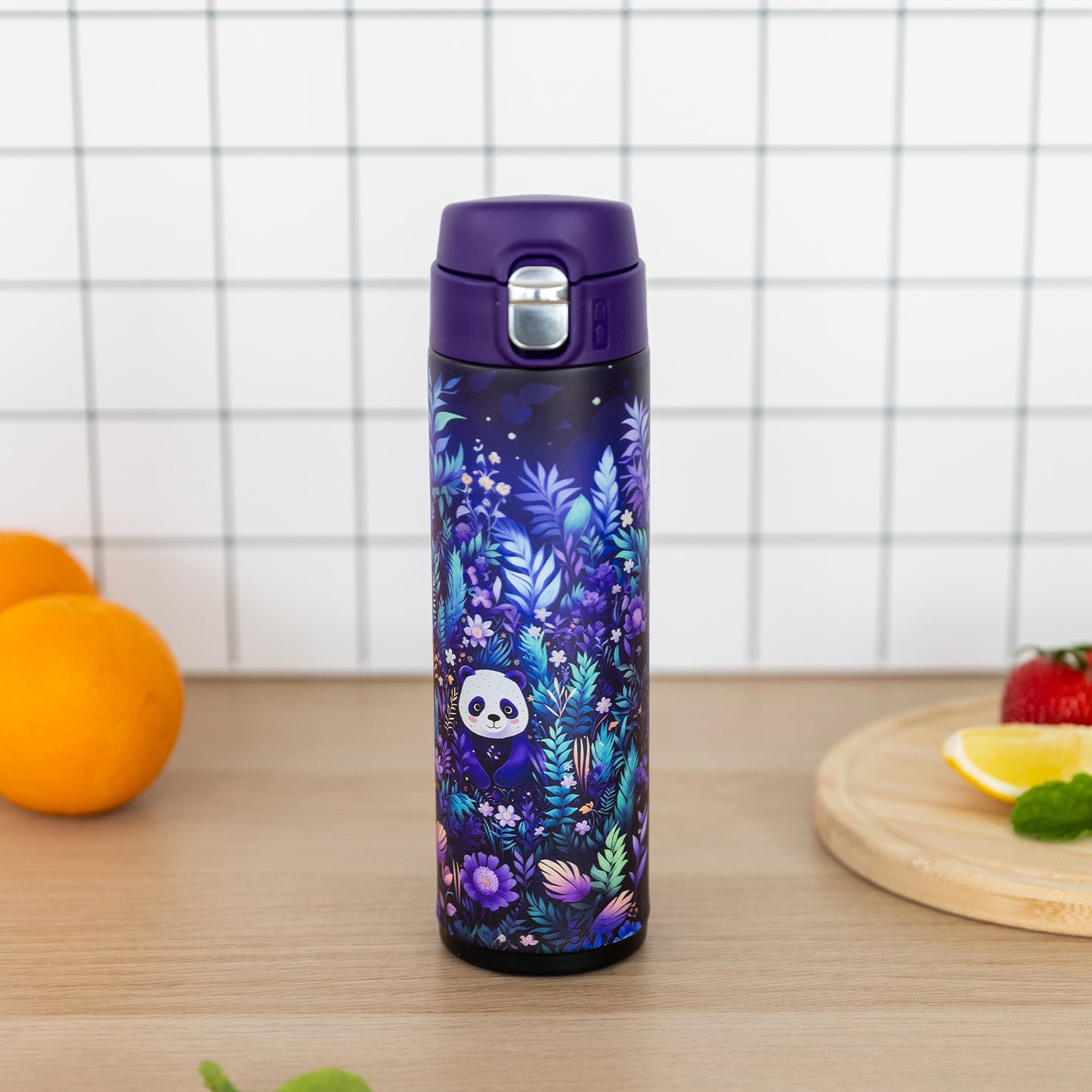 Thermoflasche Dschungel Panda, 450 ml