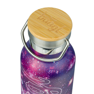 Thermoflasche mit Bambusdeckel Galaxy, 500 ml