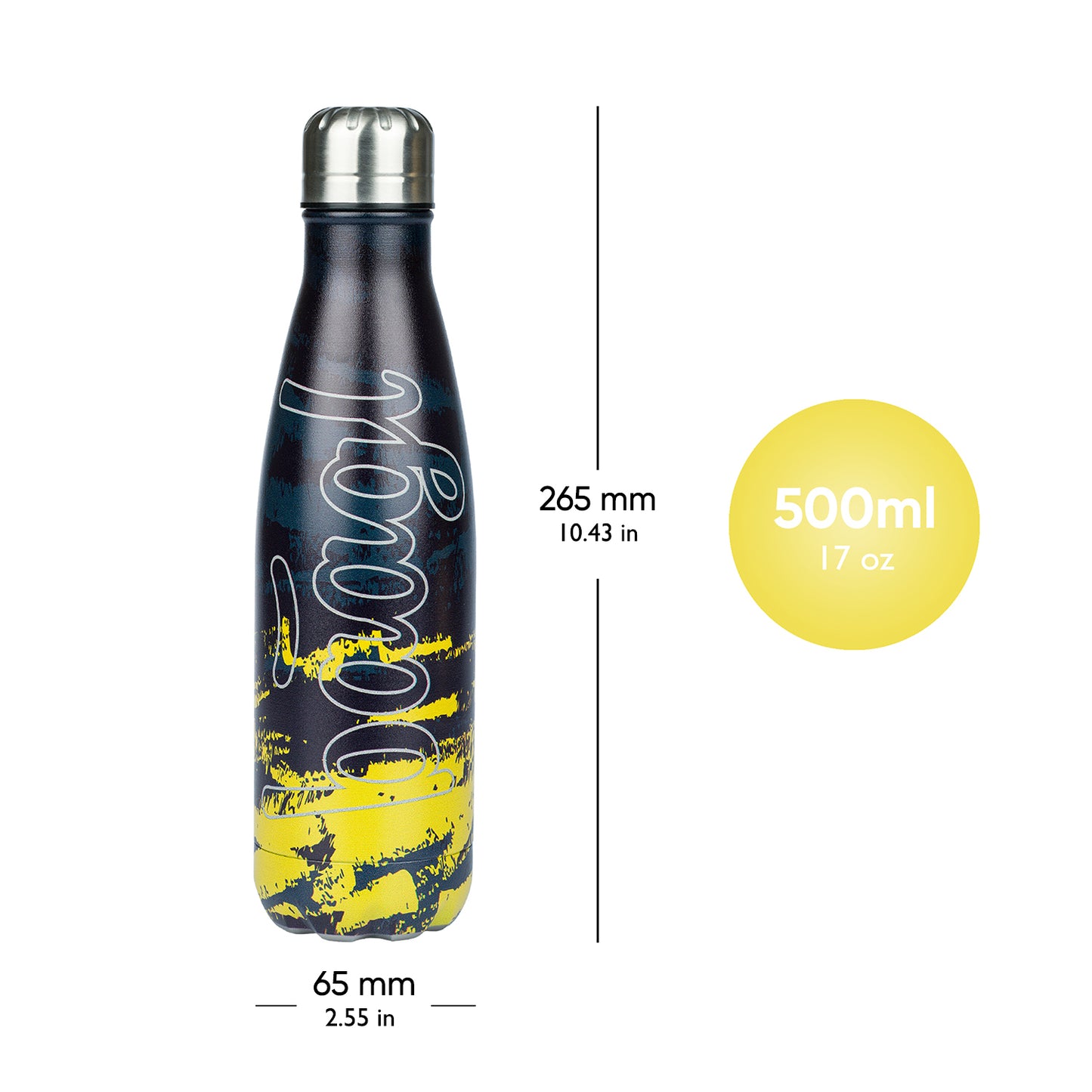 Thermoflasche mit Metalldeckel Dune, 500 ml