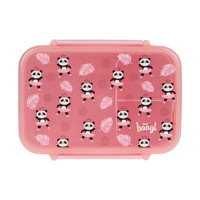 Brotdose mit Trennwänden Panda