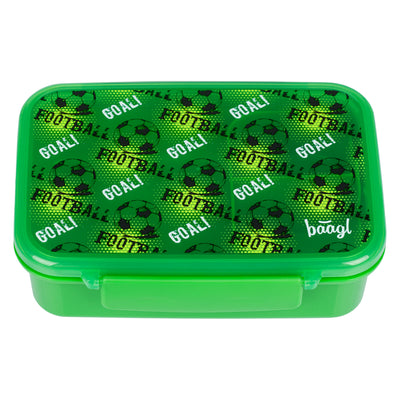 Brotdose mit Trennwänden Fußball