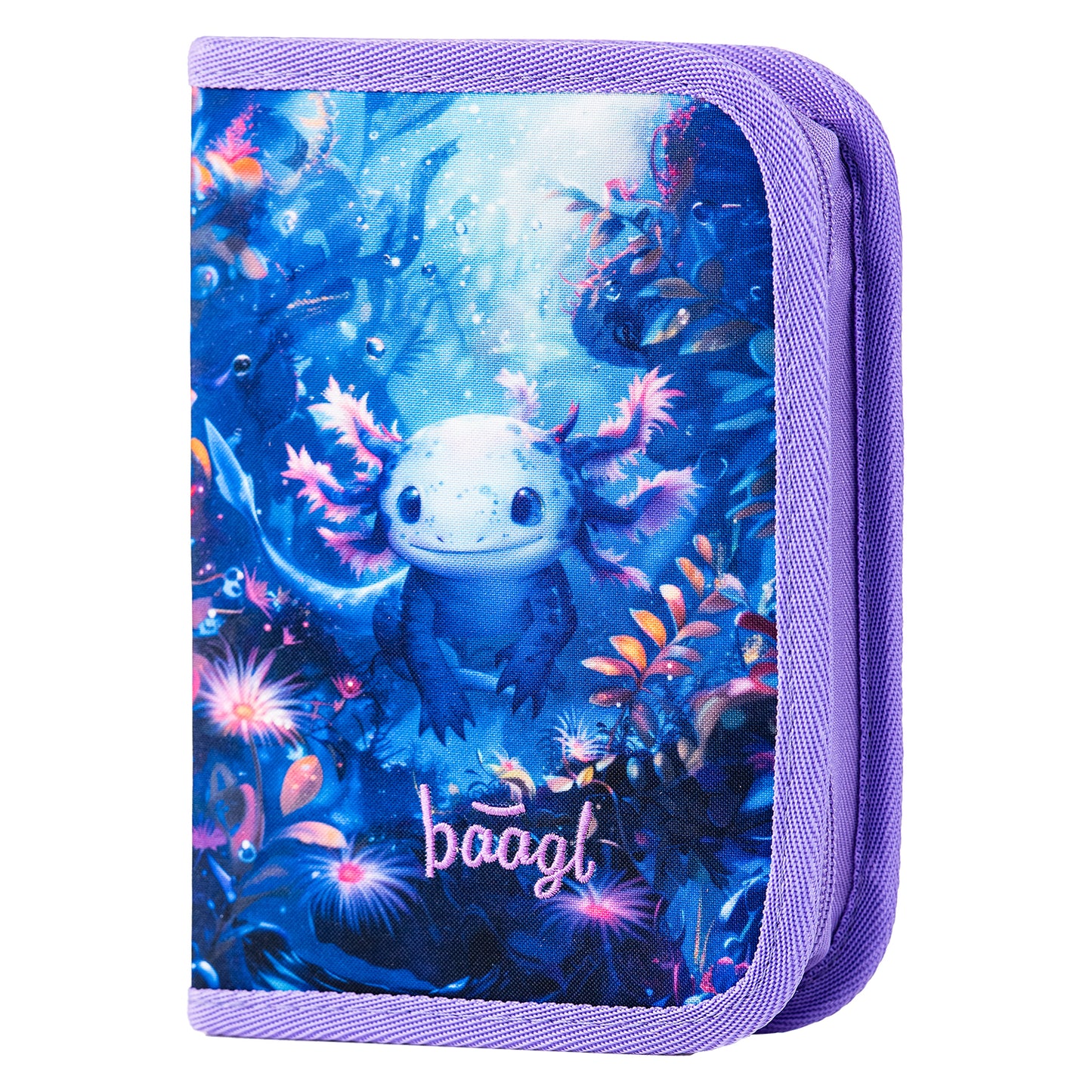 Ergo Axolotl Schulranzen-Set 5tlg: Schulranzen, Federmäppchen, Turnbeutel, Schürze, Geldbeutel
