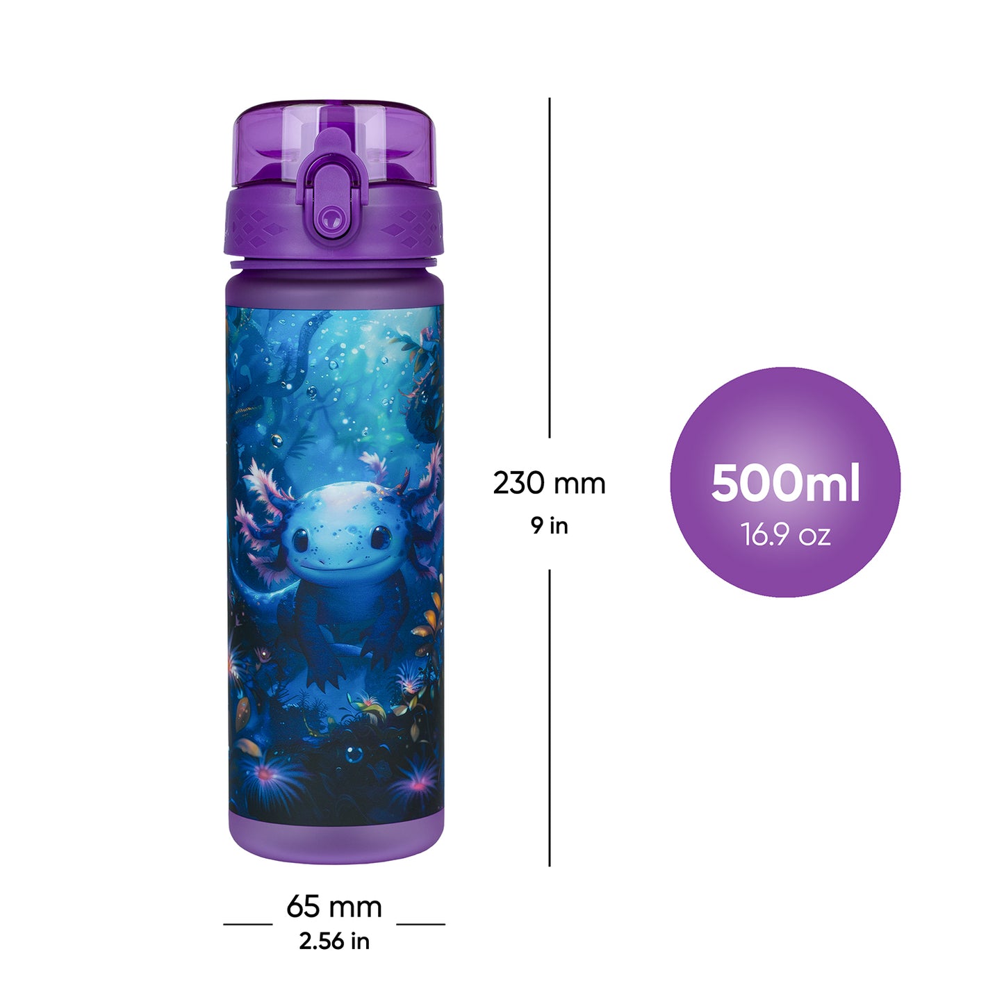 Tritan Trinkflasche Axolot, 500 ml