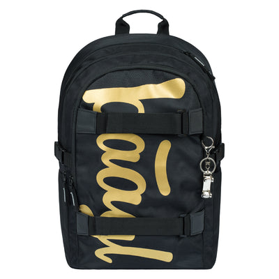Skate Gold Rucksack-Set 5tlg: Rucksack, Federmäppchen, Turnbeutel, Geldbörse, Heftmappe