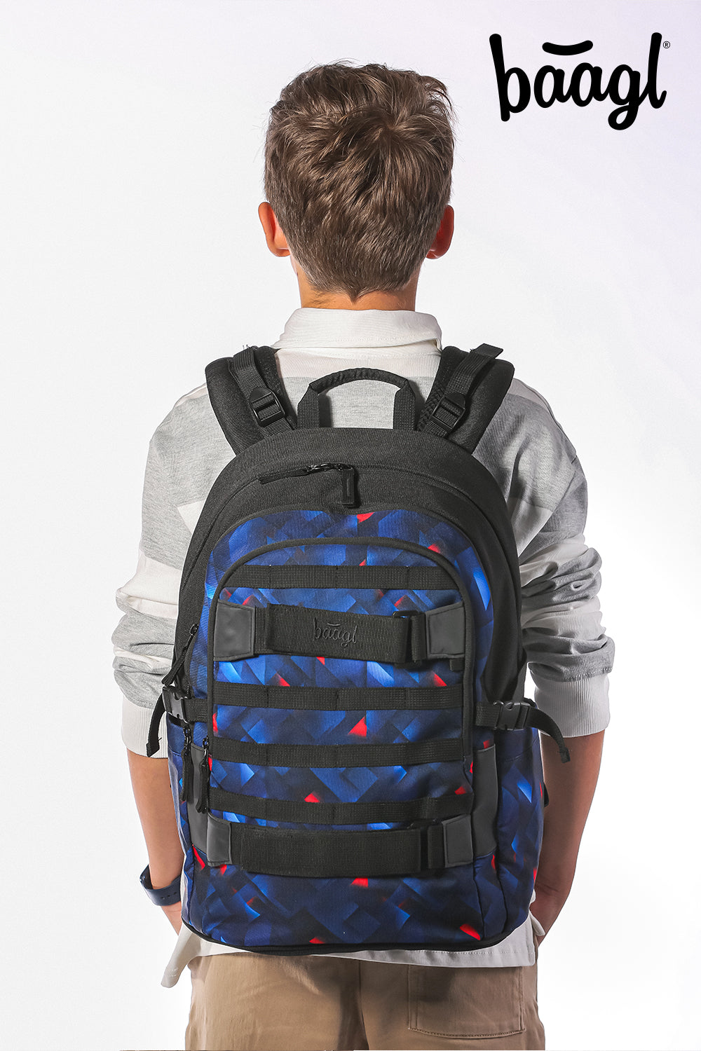 Schulrucksack Skate Indigo