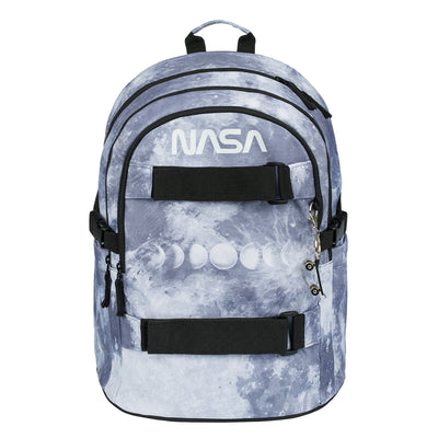 Skate NASA Grey Rucksack-Set 5tlg: Rucksack, Federmäppchen, Turnbeutel, Schlampermäppchen, Heftmappe