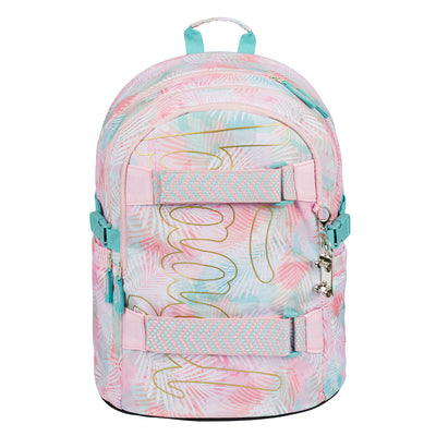 Skate Sunset Rucksack-Set 5tlg: Rucksack, Federmäppchen, Turnbeutel, Geldbörse, Heftmappe