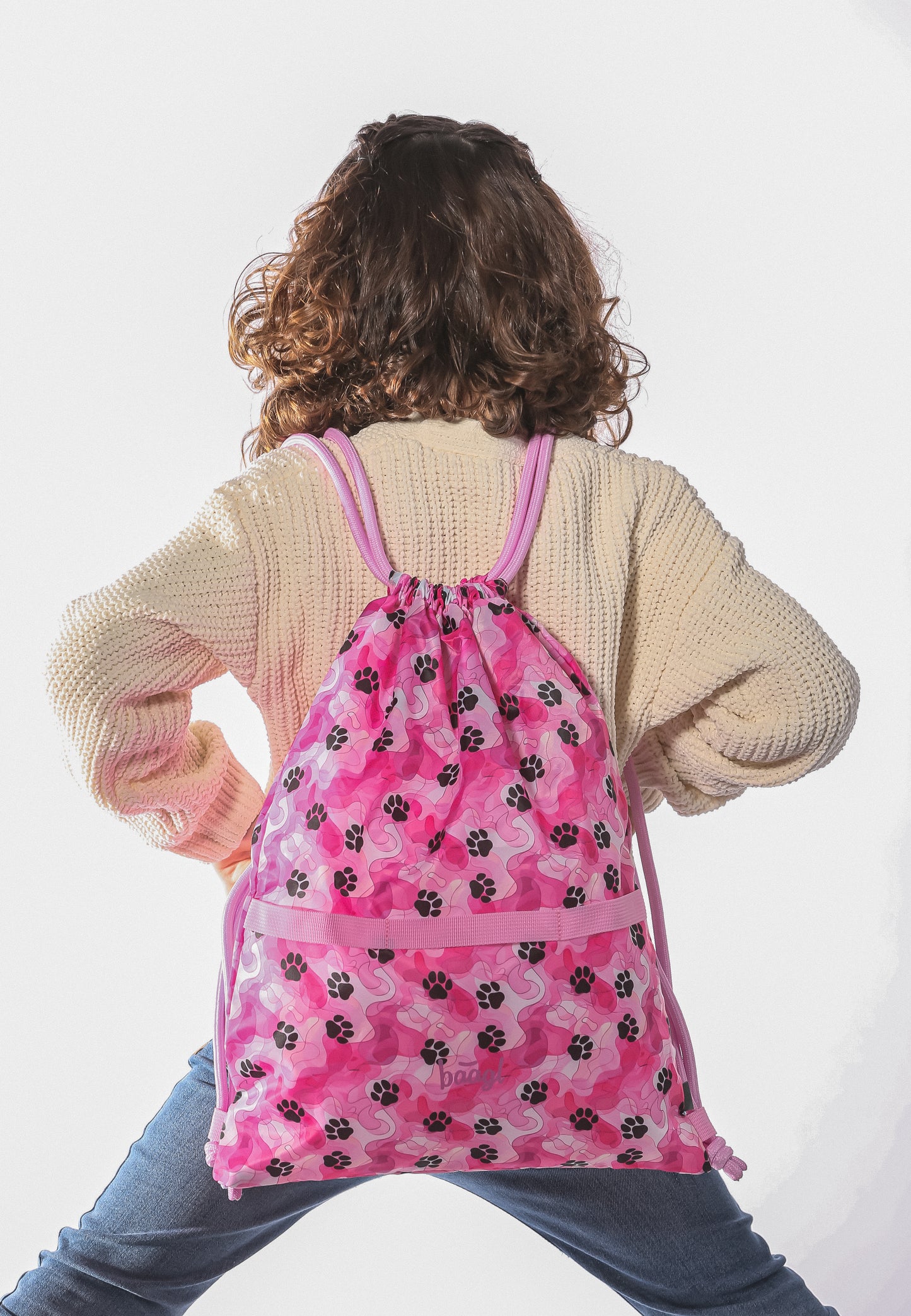Ergo Pfötchen Schulranzen-Set 5tlg: Schulranzen, Federmäppchen, Turnbeutel, Schürze, Geldbeutel