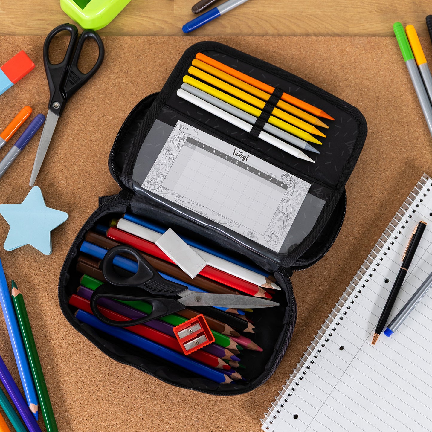 Federmäppchen Etui SKA grau