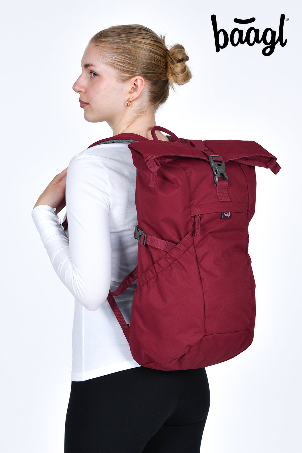 Rucksack Roll Burgundy