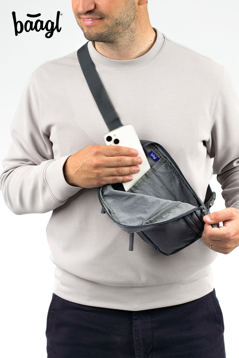 Bauchtasche Go Grau