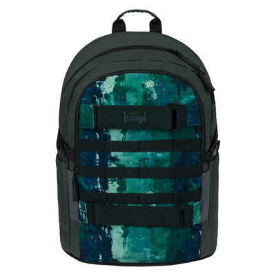 Skate Forest Rucksack-Set 3tlg: Rucksack, Federmäppchen, Sporttasche