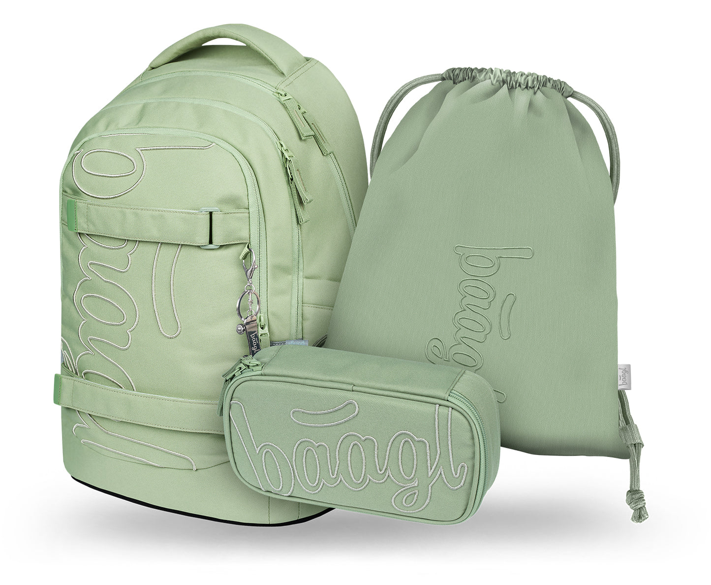 Skate max Mentol Rucksack-Set 3tlg: Rucksack, Federmäppchen, Sportbeutel