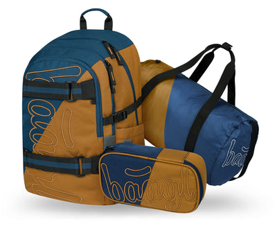 Skate Duo Rucksack-Set 3tlg: Rucksack, Federmäppchen, Sporttasche