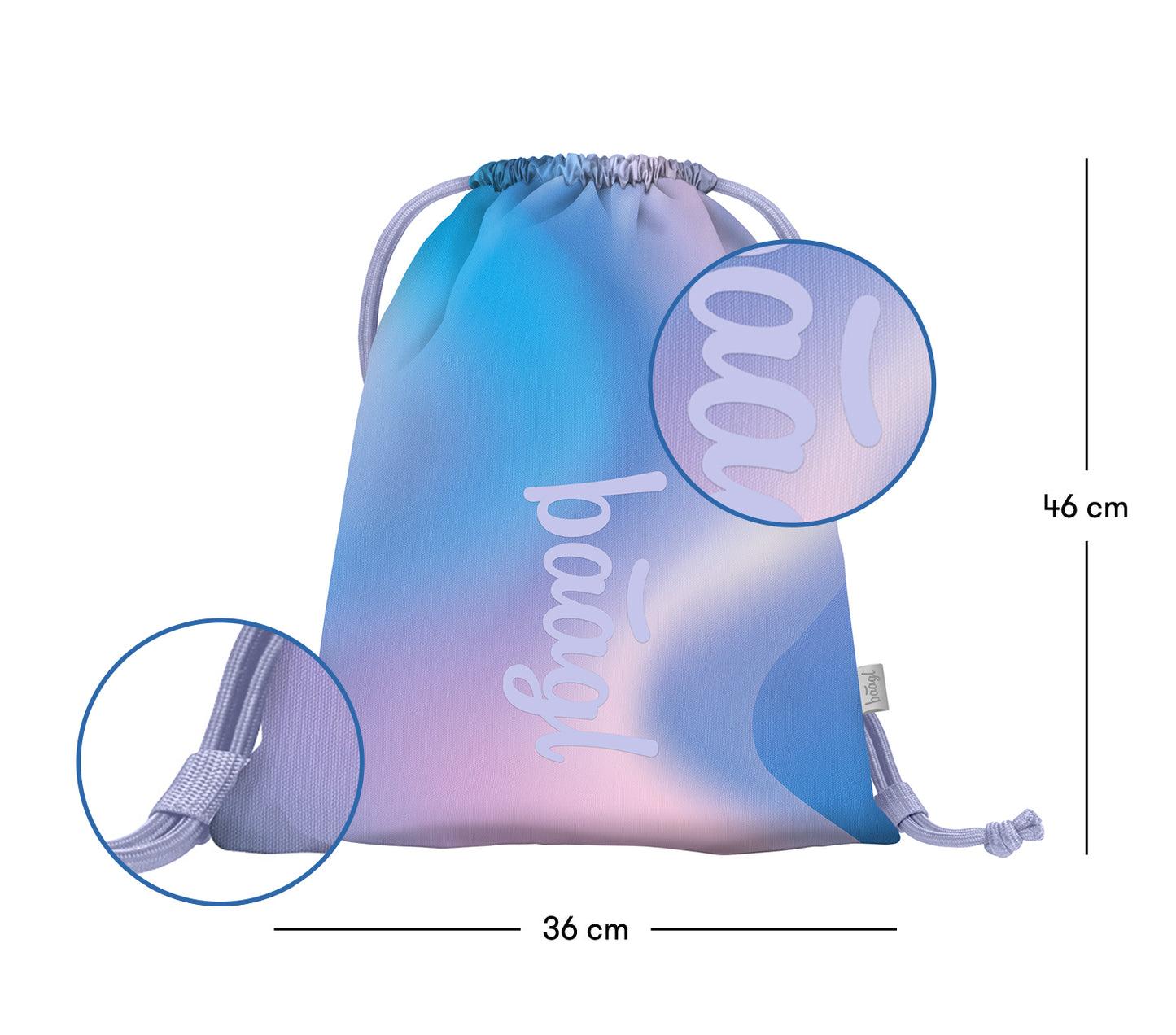 Core Sky Rucksack-Set 3tlg: Rucksack, Federmäppchen, Sportbeutel