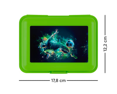 Brotdose Fußballspieler