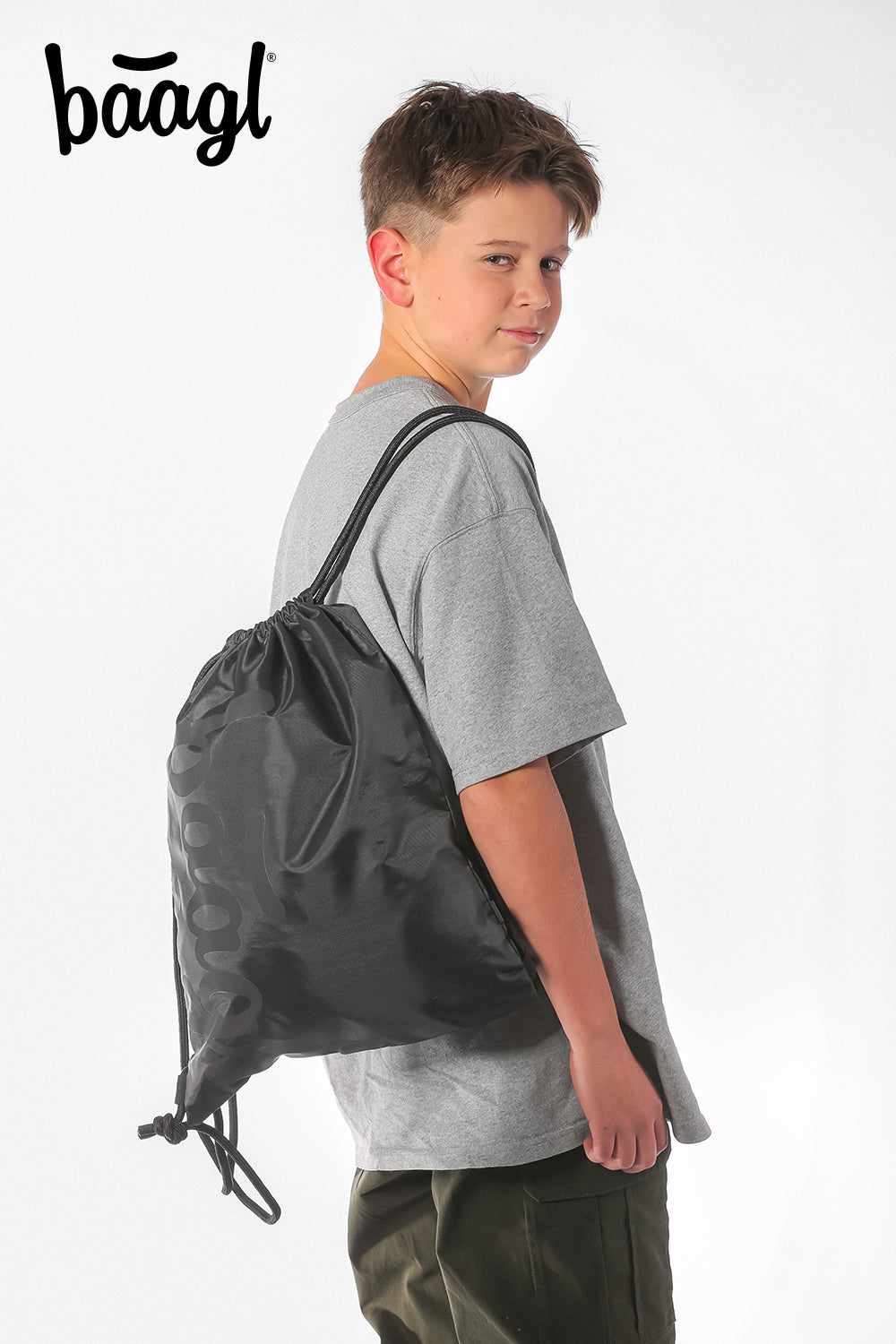 Cubic Uni schwarz Rucksack-Set 3tlg: Rucksack, Federmäppchen, Sportbeutel