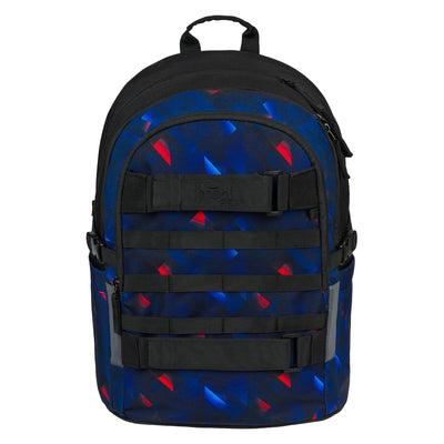 Skate Indigo Rucksack-Set 3tlg: Rucksack, Federmäppchen, Sporttasche