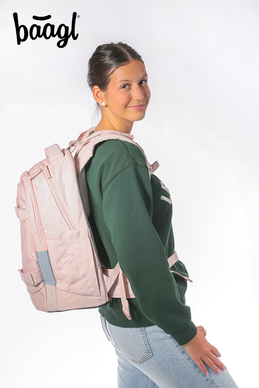 Skate max Creamy Rucksack-Set 3tlg: Rucksack, Federmäppchen, Turnbeutel