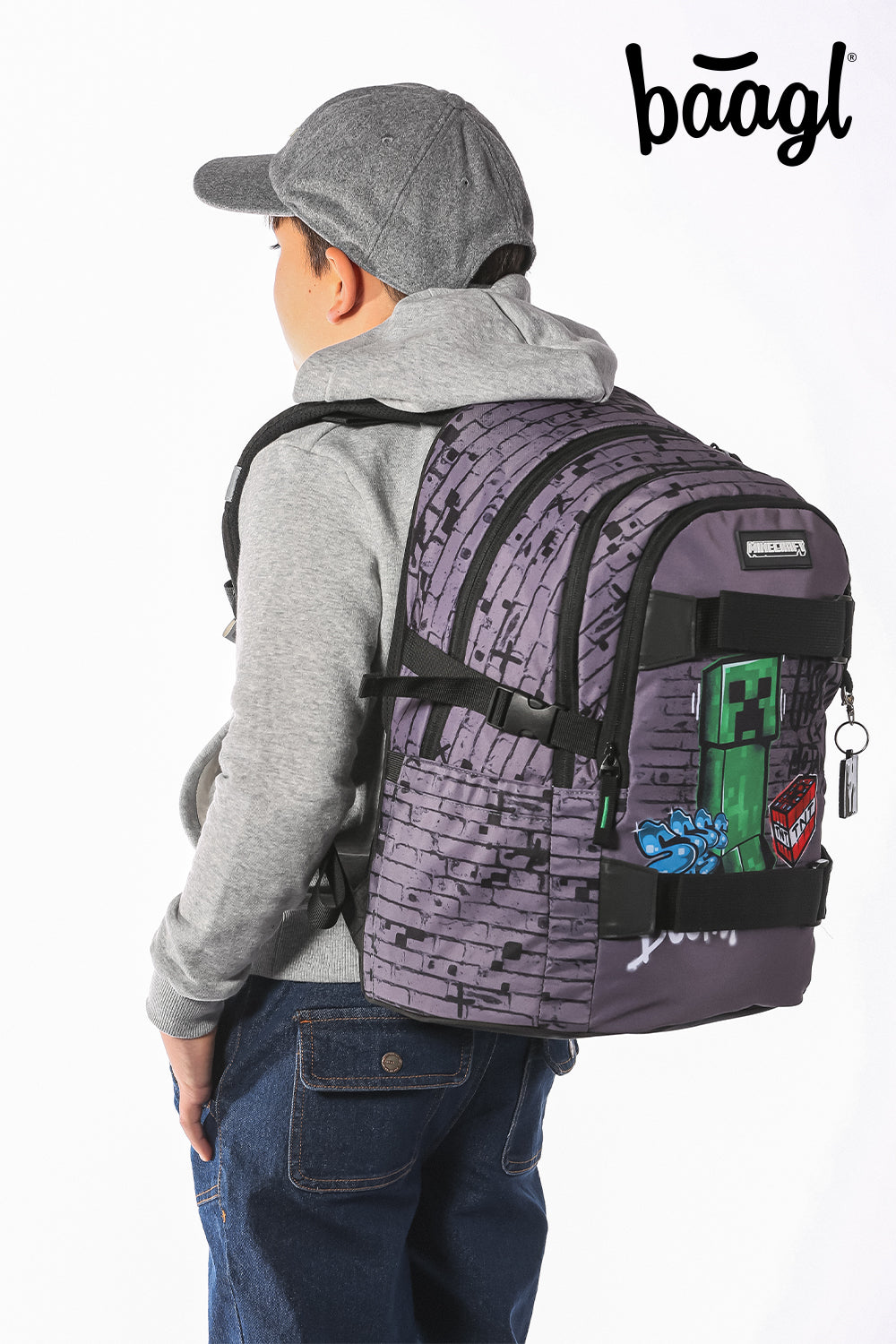 Schulrucksack Skate Minecraft TNT