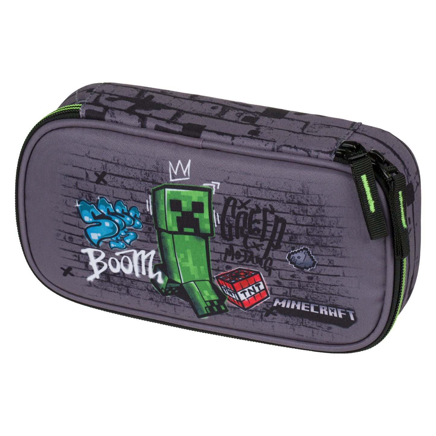 Skate Minecraft Rucksack-Set 3tlg: Rucksack, Etui, Turnbeutel