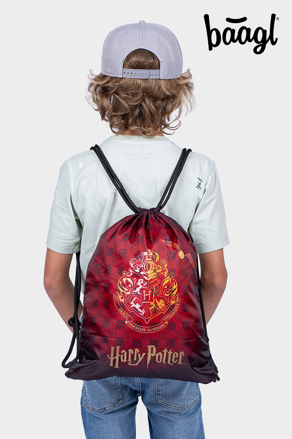 Turnbeutel Harry Potter Hogwarts Weinrot