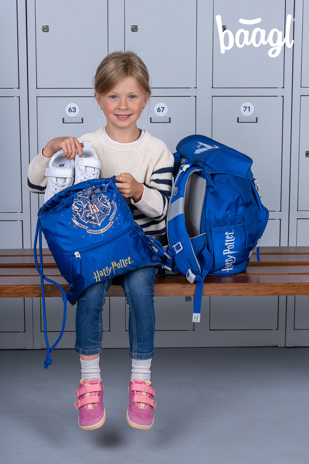Airy Harry Potter Hogwarts Hedwig Rucksack-Set 3tlg: Rucksack, Federmäppchen, Turnbeutel