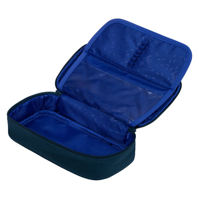 Federmäppchen Etui Logo Blau