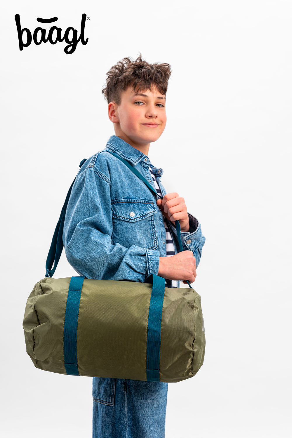 Faltbare Sporttasche Hoop Olive