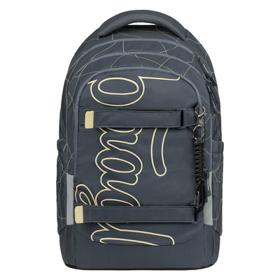 Skate Max Wave Schulrucksack-Set 5tlg.: Schulrucksack, Federmäppchen, Turnbeutel, Sporttasche, Bauchtasche