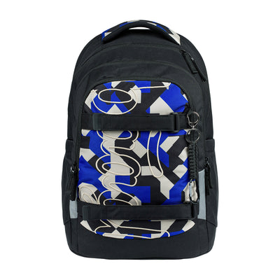 Skate Max Variety Schulrucksack-Set 5tlg.: Schulrucksack, Federmäppchen, Turnbeutel, Sporttasche, Bauchtasche