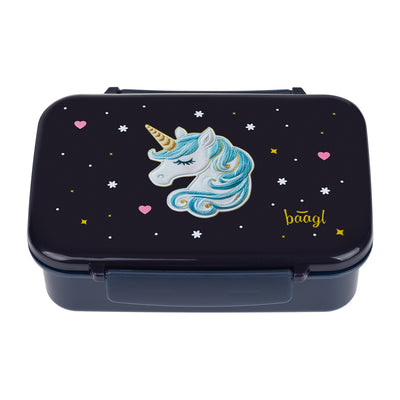 Brotdose mit Fächern Unicorn Stars