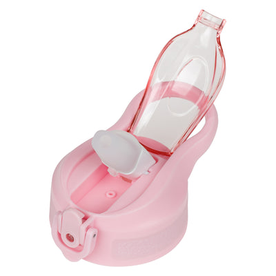 Ersatzdeckel für BAAGL Trinkflasche mit Strohhalm, rosa