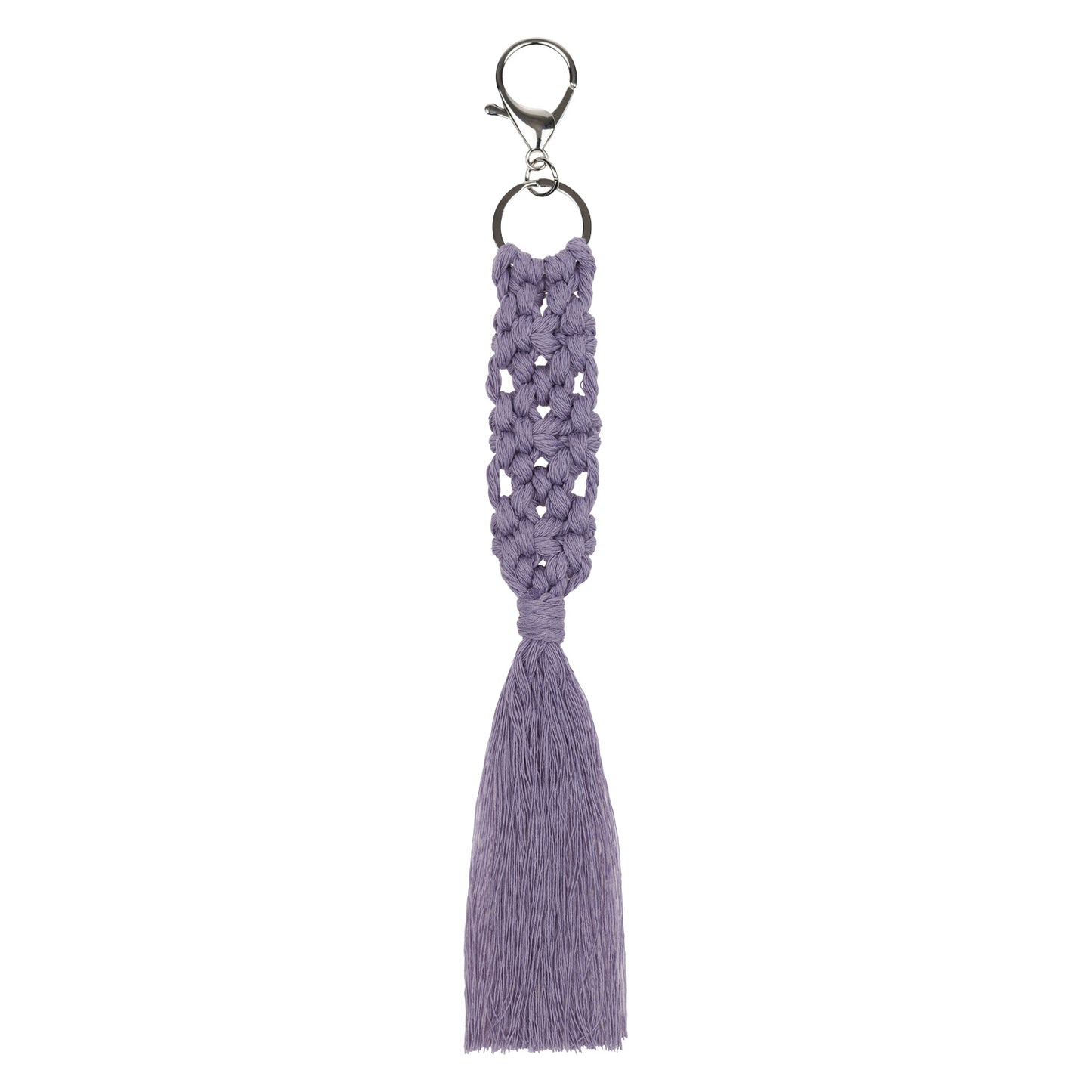 Anhänger Macrame Lila