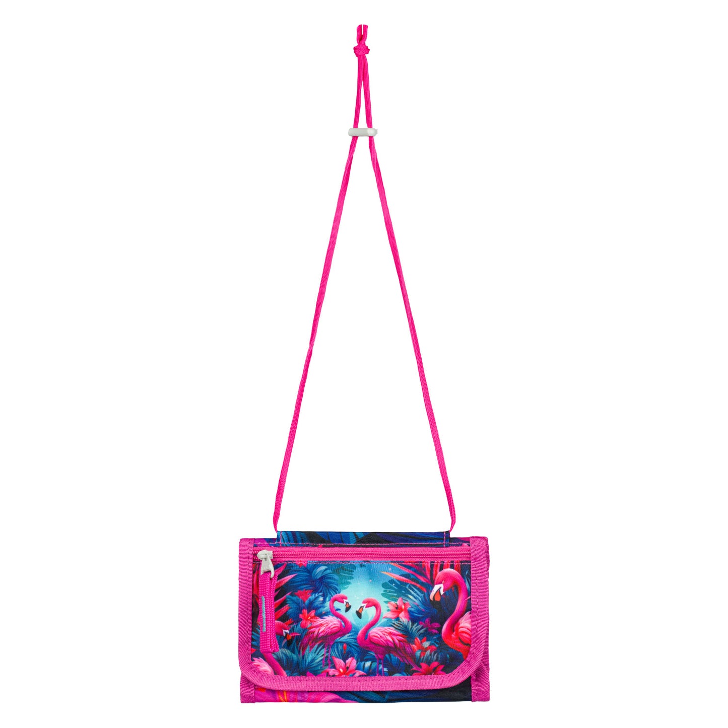 Ergo Flamingos Schulranzen-Set 5tlg.: Schulranzen, Federmäppchen, Turnbeutel, Schürze, Brustbeutel