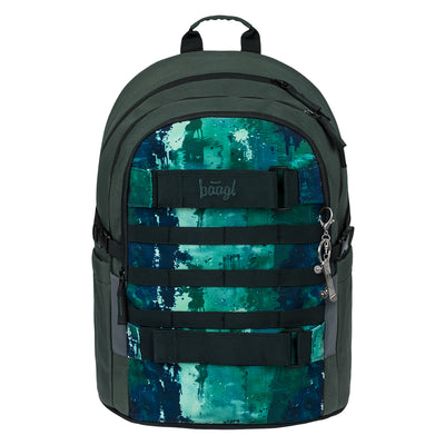 Skate Forest Schulrucksack-Set 5tlg.: Schulrucksack, Federmäppchen, Sporttasche, Bauchtasche, Laptophülle