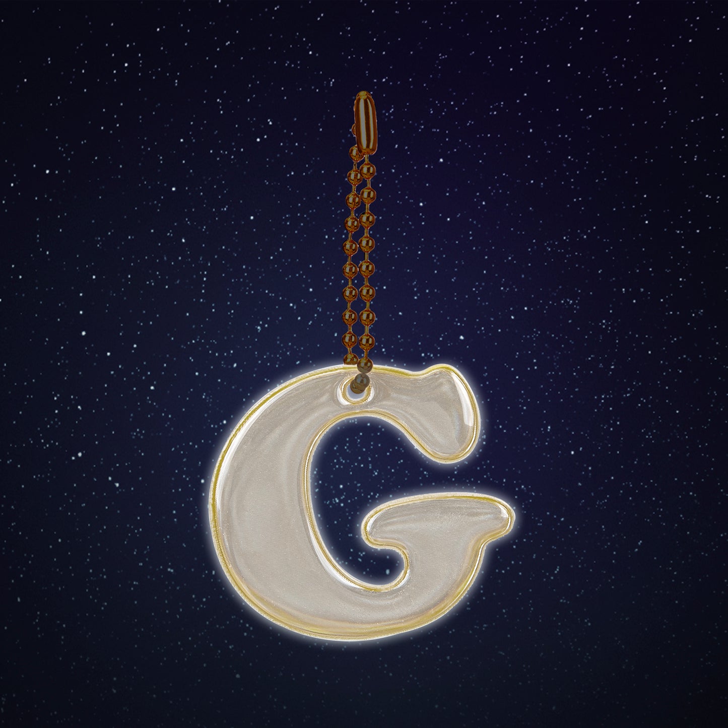 Reflektierender Anhänger Buchstabe G